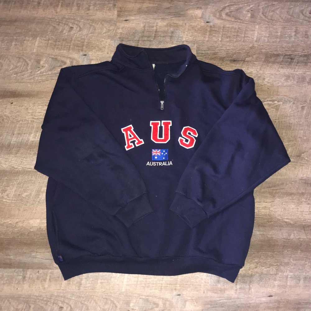 vintage Australia zip-up sweater